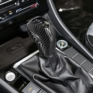 ABS Carbon Fiber Gear Shift Knob Head Cover For Volkswagen Passat 2019-2022 - Picture 1 of 14
