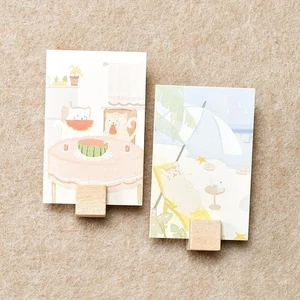 10Pcs Wooden Snap Button Pin With Slot For Cork Board Photo Display _dc - Zdjęcie 1 z 8