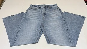 American Eagle Jeans Womens Curvy 90's Bootcut Blue Denim Stretch 10reg 31x32 - Picture 1 of 13