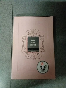Burn After Writing (Pink) Paperback By Sharon Jones - Picture 1 of 8