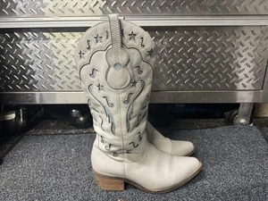 Dingo WOMAN's Music City Snip Toe leather Cowboy Boots 9M (med) PRE OWNED - Picture 1 of 7