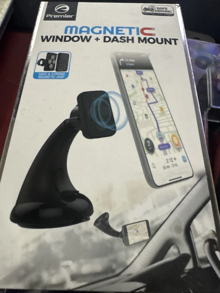 Premier Magnetic Window Dash Mount for Cell Phones (PMAGWIN)