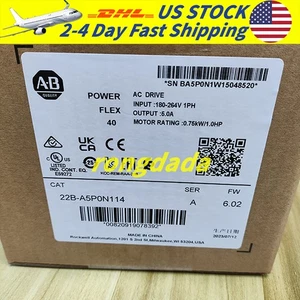 Allen-Bradley  22B-A5P0N114 PowerFlex 40 AC Drive 240VAC 5A 1HP - Picture 1 of 6