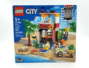 Lego City 60328 Beach Lifeguard Station Building Toy Set - NEW IN BOX - Picture 1 of 4