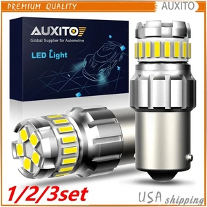 1/2set AUXITO 1156 BA15S 1141 LED Exterior Turn Signal Bulb Brake Backup Light - Picture 1 of 22