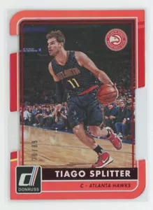 2015-16 Donruss Die Cut Tiago Splitter 70/89 Atlanta Hawks #7 - Picture 1 of 2