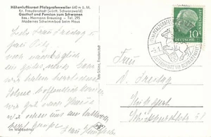 BRD - Mi 183 - EF - 5.1.59 Sst Pfalzgrafenweiler Luftkurort im Schwarzwald - Bild 1 von 2