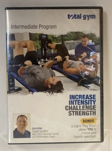 TOTAL GYM Intermediate Program DVD Todd Durkin Intensity Strength Train +BONUS - Imagen 1 de 8