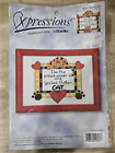 Spoiled Cat Counted Cross Stitch  ~ Xpressions by Bucilla ~ 2000 ~ New in Pkg