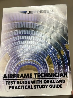 Jeppesen Airframe Technician Test Guide With Oral And Practical Study Guide Foto 1 de 3