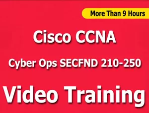 Cisco CCNA Cyber Ops SECFND 210-250 EXAM Video Training Tutorials CBT +9 Hours - Picture 1 of 1