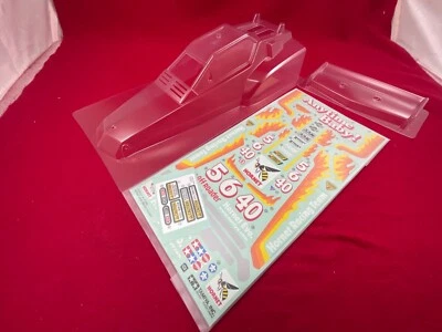 TAMIYA HORNET EVO   BODY + WING / DECALS CLEAR LEXAN  STICKERS UNPAINTED - Image 1 of 4