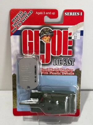GI JOE SERIES 1 MILITARY ARMY TANK TOY 1/64 M1-A1 DIECAST 2001 MAISTO NEW - Image 1 of 3
