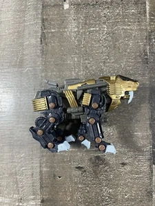 Zoids Hasbro Tomy Shield Liger Figure 2003 Black/Gold - Picture 1 of 6