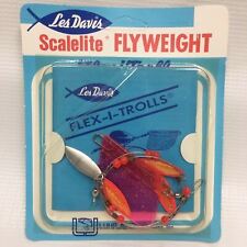 Luhr Jensen Les Davis Scalelite Flyweight Flex-I-Trolls NOS 3610-001-0594