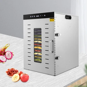 Meat Dehydrator for Jerky Maker Commercial Dehydrater 16 Trays Large Food Dryer - Picture 1 of 18