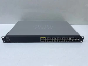 Cisco SG350-28MP Gigabit 28-Port PoE Managed Switch SG350-28MP-K9 - Picture 1 of 7