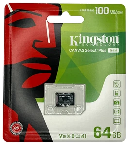 Kingston 64GB Micro SD Karte Klasse 10 SDHC SDXC Speicherkarte - Bild 1 von 2