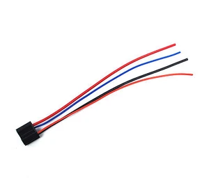 1pc Auto Car Power Relay Socket Connector CN-4-40A 4P + Wire= 14AWG 25cm UL CSA - Picture 1 of 6
