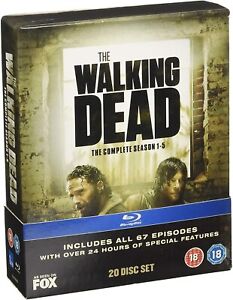 The Walking Dead - Season 1-5 (20-Disc Box Set) [Blu-ray] [Region B/2]