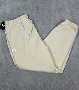 Pantalones de charco de lana Under Armour para hombre talla 2XL UA Rival beige 1383097-289 - Imagen 1 de 13