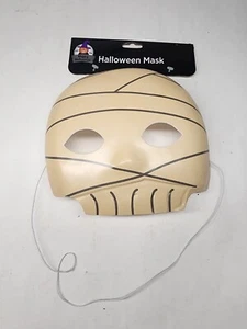 New Spooky Halloween Mask One Size Scary Mummy Elastic Head Band - Picture 1 of 1
