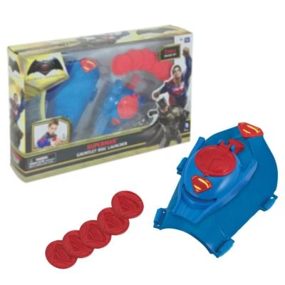 Neu DC Comics Batman V Superman Gauntlet Disc Launcher Shooter offiziell