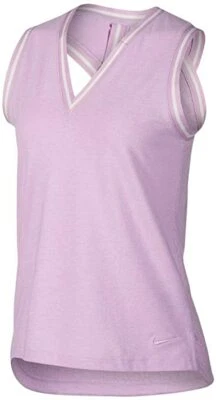 Camisa polo Nike feminina golfe gola V / AV3657 543 / tamanho XSmall XS MSRP $70 - Imagem 1 de 2