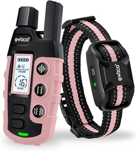 Collar para perro Wizco - Collar de entrenamiento para perros de 3300 pies con control remoto para 5-120 libras - Imagen 1 de 8