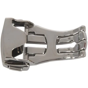 18mm Stainless Steel Deployant Watch Strap Folding Buckle Clasp For ,4226 - Picture 1 of 19