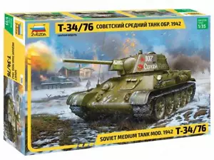 Soviet Medium Tank T-34/76 mod. 1942 3686 ZVEZDA 1:35 NEW 2020 ! - Picture 1 of 1