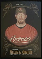 2021 Topps Allen & Ginter X Jeff Bagwell #20 Houston Astros Legend