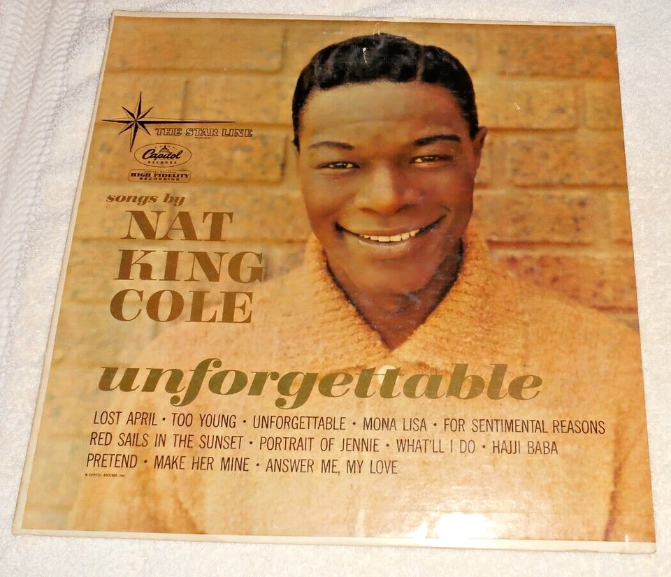Songs by Nat King Cole, Unforgettable, LP - Image 1 of 1
