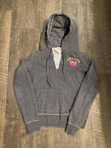 UNDERCOVER Felpa con cappuccio rosa Victoria's Secret rosa live on the road taglia L grigio