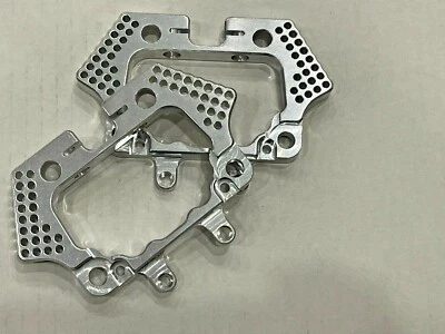 Front & Rear Aluminum Shock Towers for HPI Savage XL 21 25 4.6 SS Silver  - Image 1 of 4