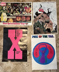 Vintage Genesee beer posters lot Of 4 - Picture 1 of 11
