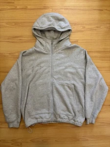 Beams Japan Gray Heavyweight Cotton Hooded Jacket Men’s Medium - Picture 1 of 11