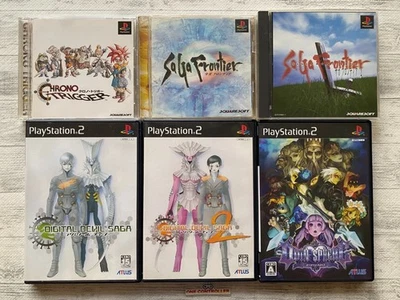 SONY PS 1  2 Chrono Trigger & SaGa Frontier & Digital Devil Saga & Odin Sphere - Image 1 of 4