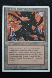 Magic The Gathering Magic The Gathering Mishra's Factory cuarta edición LP ligeramente jugado - Imagen 1 de 2