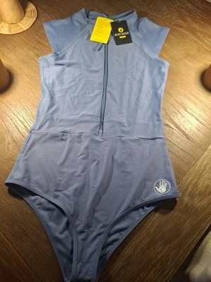 Body Glove Active Women's Cross-Over Stand Up Paddle Suit Size Med  Blue Zip - Image 1 of 4