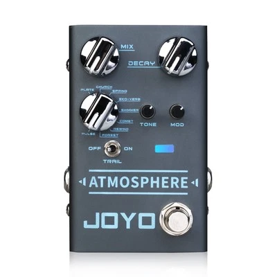Pedal de guitarra JOYO Atmosphere Reverb con 9 tipos de reverberación digital función TRAIL Foto 1 de 4