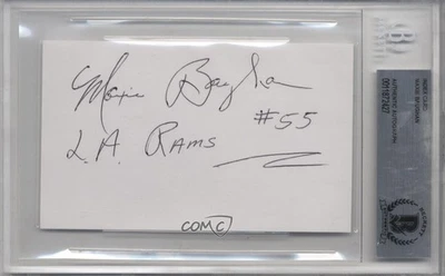 BAS Authenticated Maxie Baughan BGS Authentic Auto - Image 1 of 2