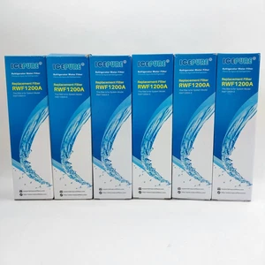 6x Ice Pure Refrigerator RWF1200A Water Filters  - Free Shipping - Picture 1 of 5