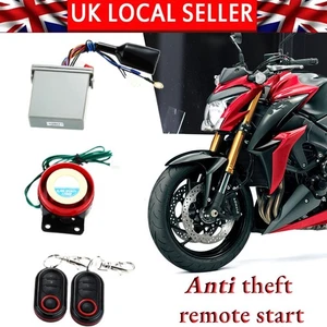 9~16V Motorbike Alarm System Motorbike Alarm System Motorcycle Immobilizer 1-Way - Picture 1 of 19