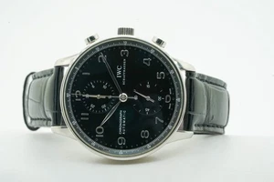 IWC Portoghese Portugieser Portuguese Chronograph Black IW371447 40,9mm 09/20... - Picture 1 of 1
