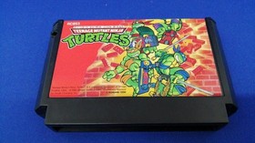 KONAMI Famicom Soft Teenage Mutant Ninja Turtles Used