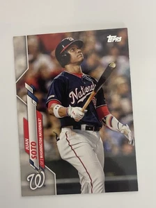 Tarjeta de béisbol 2020 Topps # 224 Juan Soto de los Nacionales de Washington - Imagen 1 de 2