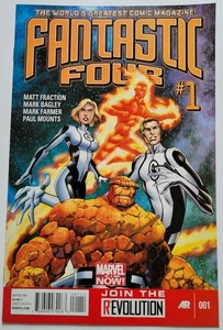 Fantastic Four #1 signiert von Mark Bagley + COA Marvel 2013 fast neuwertig - Bild 1 von 1