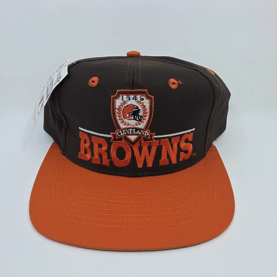 De colección 1990 NFL x The Game Cleveland Browns Snapback Sombrero Raro* Nuevo con Etiquetas*  Foto 1 de 4