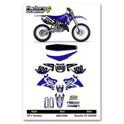 2002-2005 YAMAHA YZ 125 250 ST-1 Graphics Kit & Seat Cover Motocross by Enjoy - Image 1 of 4